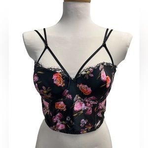 Victoria's Secret Strappy Floral Bustier